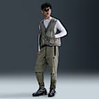 ★Nike★ Tech Woven Top M Light Army Black HJ2955320 HJ2955- Nike Jacket Tech Woven FZ - Light Army/Black